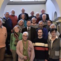 Bild vergr��ern: B�rgemeister Tim K�hler und Sozialdezernentin Birgit Froese-Kindermann begr��ten Menschen aus Herford, die im Ehrenamt vorbildliches leisten.