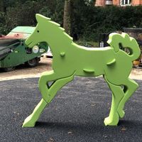 Bild vergr��ern: Pferd-Spielger�te