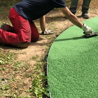Bild vergr��ern: Fallschutz Trampolin