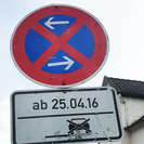 Bild vergr��ern: Parkverbot  Kastanienallee_