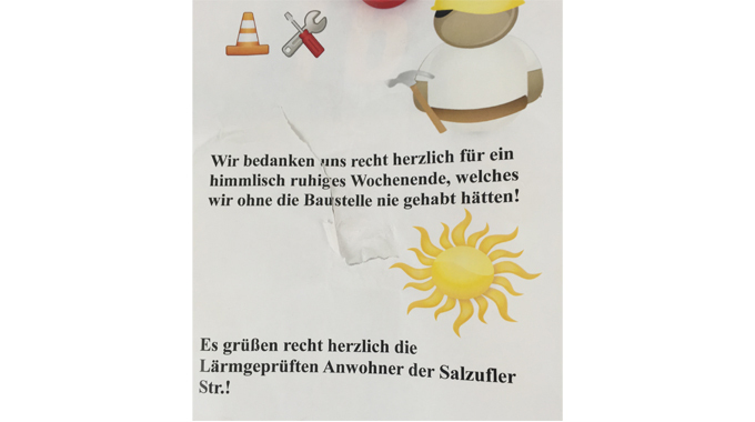 10.05.2016 Dankesch�n der Anwohner!