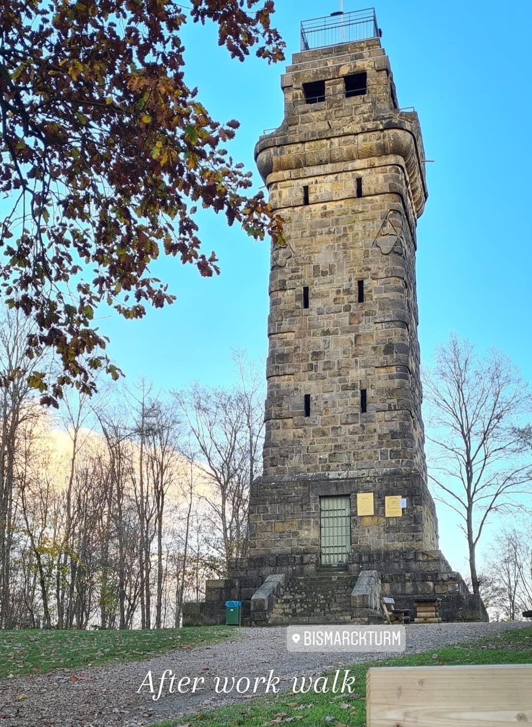 Bild vergr&ouml;&szlig;ern: Lieblingsplatz_Bismarckturm_Vanessa Machura
