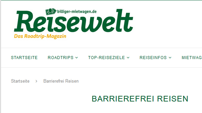 Barrierefrei reisen