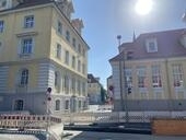 Bild vergr&ouml;&szlig;ern: Rathausplatz Zufahrt gesprerrt