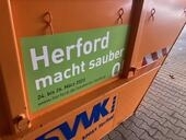 Bild vergr&ouml;&szlig;ern: Herford macht sauber - Mulden