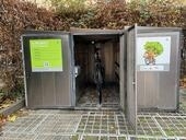 Bild vergr&ouml;&szlig;ern: Fahrradboxen am Marta