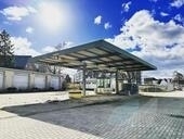 Bild vergr&ouml;&szlig;ern: Die ehemalige Tankstelle auf dem Hammersmith-Areal
