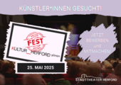 Bild vergr&ouml;&szlig;ern: K�nstlerinnen gesucht- Kulturfest 2025, Querformat