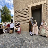 Bild vergr��ern: AFaM Er�ffnung mit historischen Kost�men
