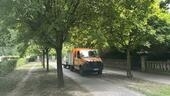 Bauma�nahmen am P�ppelmannwall