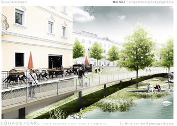 Bild vergr&ouml;&szlig;ern: Blick von der Radewiger Br�cke