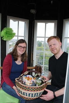 Bild vergr&ouml;&szlig;ern: Lisa Kirf und Sebastian Uebersch�r