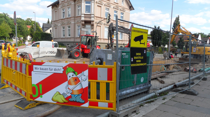 Kanalarbeiten Wohnanlage Bergertor