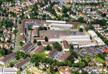 Bild vergr&ouml;&szlig;ern: Luftbild HS-Kaserne BImA