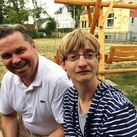 Bild vergr��ern: Jennifer Tappe und B�rgermeister  Tim K�hler