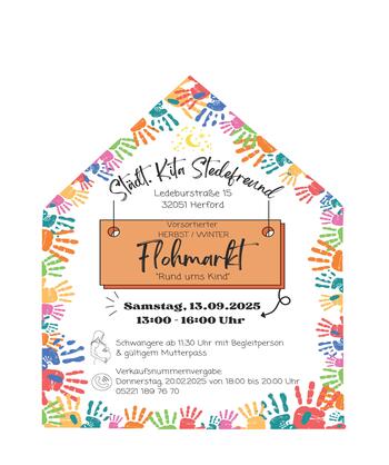 Bild vergrößern: Flyer Flohmarkt 13.09.2025